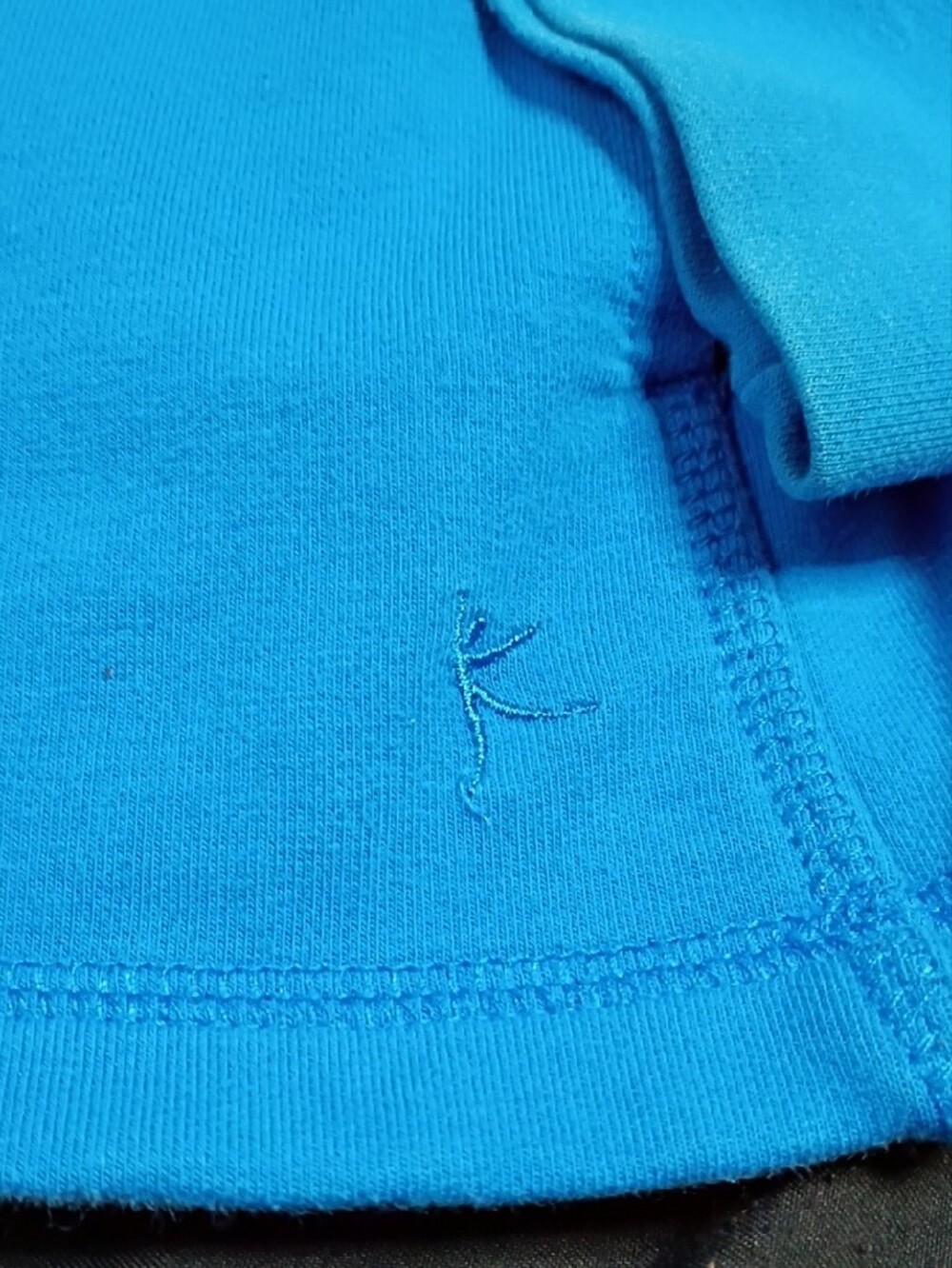 Danskin Now Royal Blue Hoodie with Teal Trim - Picture 2 of 6